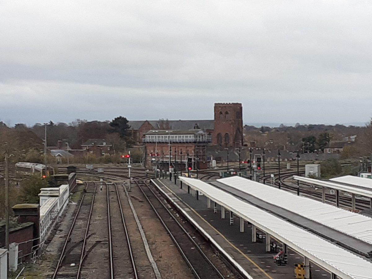 Past the station, through The Dana footbridge over the platforms, pause to look at THE LARGEST MECHANICAL SIGNAL BOX IN THE WORLD and you're out. Aside from 2 paths that plonk you down by the river, I think that's it. You can people to unmute me now.