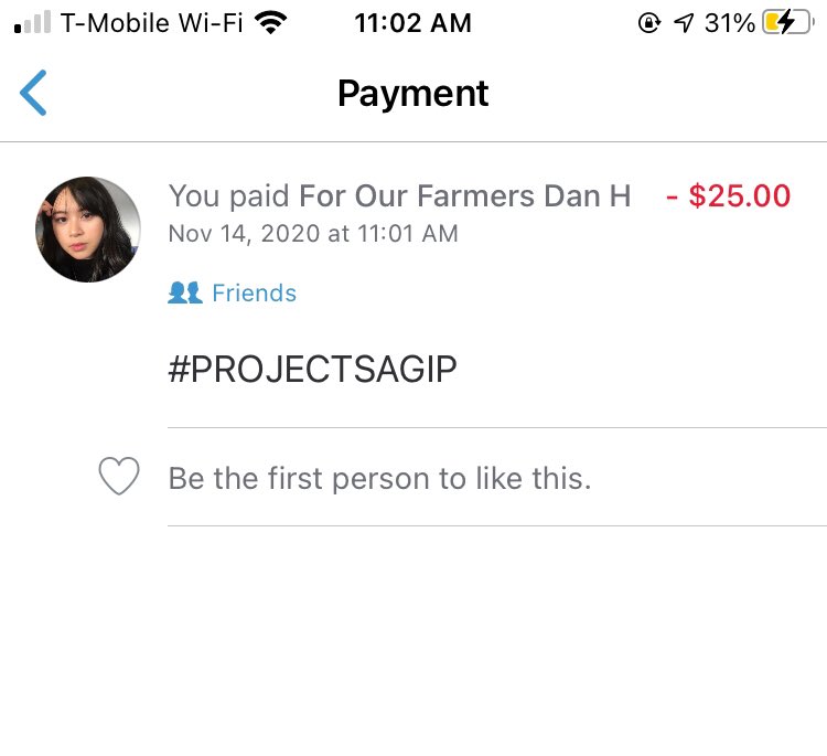 DON’T FORGET OUR FARMERS!!!Donated $25 to  @forourfarmers  #PROJECTSAGIP. Getting errors from PayPal, but Venmo works!! Match me.