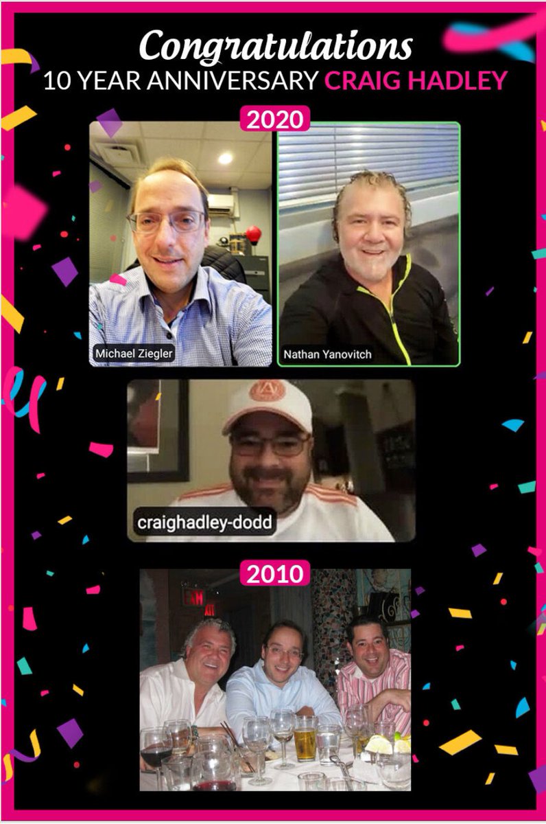 Happy Workiversary <a href="/CraigHadley1/">Craig Hadley</a>. 10 great years with Ameritel.  So thankful for all you do. #AlwaysBetter