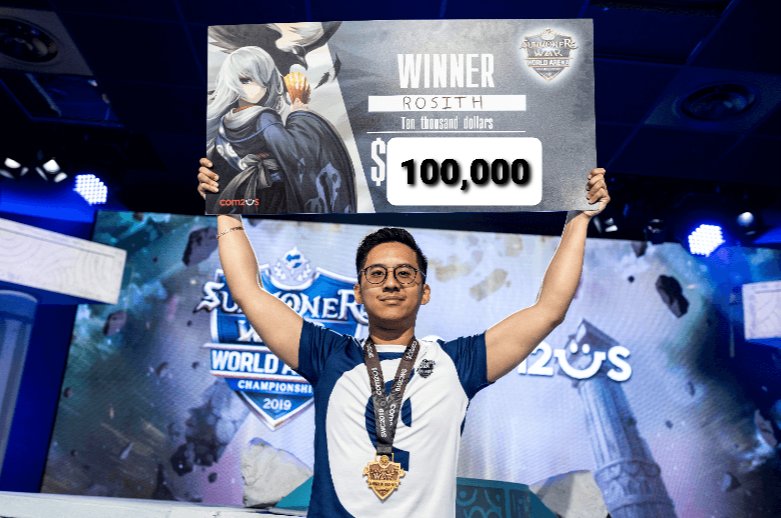 Gaetan_Hrc's tweet photo. Cette fois ci on vise le sommet ! C'est pas la pandémie qui va nous arrêter, from 10k (3ème) to 100k (1er) !! #Summonerswar #SWC2020 #SWC2020_finalist #ROSITH https://t.co/vSe1UvvhlY