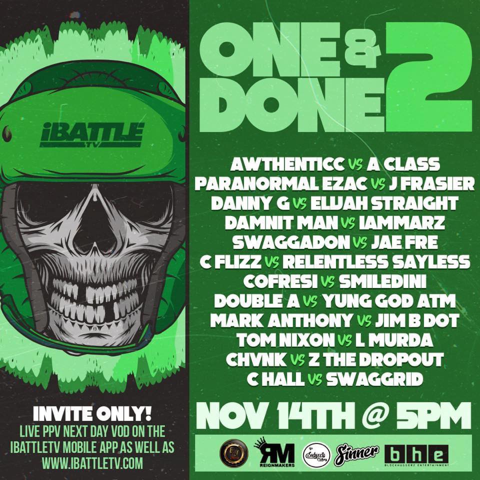 dystopiaterap's tweet photo. Literally 5 of my dudes be on this 🔥 ass @iBattlePromo card today, so if you're in the area or you can pickup the PPV, PLEASE do so and support these hardworking artists, thanks fam @TeamSwaggaDon, @LMurdaDaChef, Frasier, Marz &amp; @Bcofresi2 #teamUFO #ibattleTV #HLBL #oneanddone🛸 https://t.co/MxjPvr7Zyf