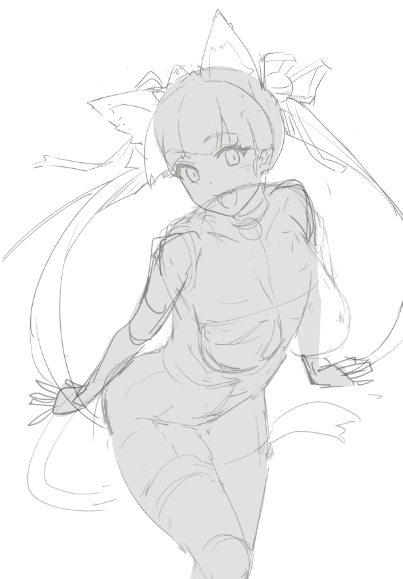 体のパーツが重なると俺の脳みそじゃ処理できなくなるのなんとかしたいのだ😱 