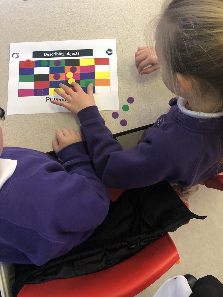 OPA_Newstead's tweet photo. Year 2 had fun exploring colour in MFL this week. Quel couleur? Well done everyone. #opamfl #claregroves https://t.co/kfXD36p2jl