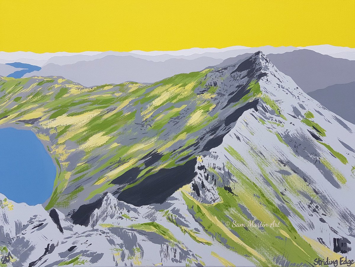 sammartinart's tweet photo. Sharp Edge, Striding Edge or Jack's Rake. Which is your favourite? I have great memories of all 3 but I think Jack's Rake would have to be my favourite. Small and large prints available of all 3 from my website https://t.co/wlu58Z03wi
#SharpEdge #StridingEdge #Jacksrake #art https://t.co/O9BxJjegaj