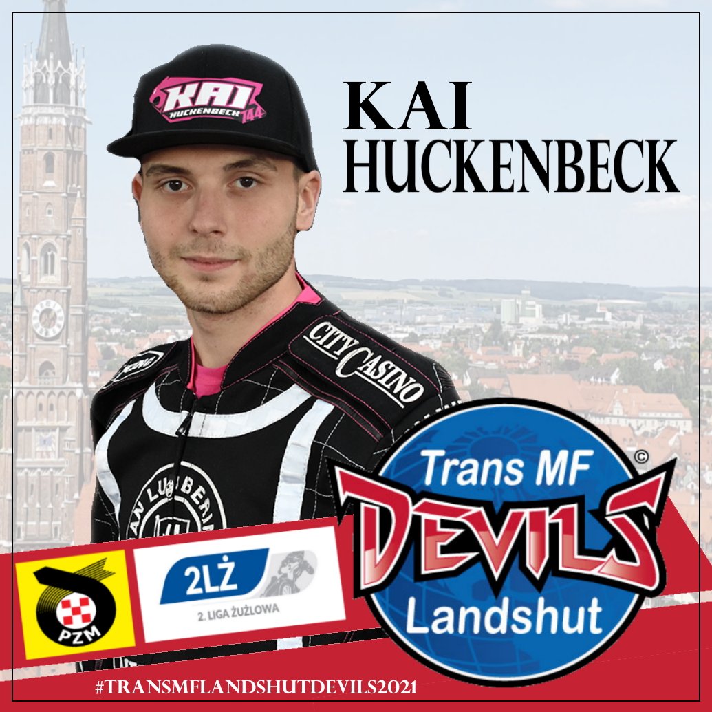 AC Landshut Devils (@acldevils) on Twitter photo 🕵️♂️Servus und herzlich Willkommen in der Devilsfamily <a href="/KHR744/">Kai Huckenbeck</a> Speedway 🤩 . Eine weitere Topmeldung: Kai Huckenbeck wechselt an die Isar und wird in der Saison 2021 für die Trans MF Landshut Devils in der 2.polnischen Liga auf Punktejagd gehen. #transmflandshutdevils2021 🕵️♂️Servus und herzlich Willkommen in der Devilsfamily <a href="/KHR744/">Kai Huckenbeck</a> Speedway 🤩 . Eine weitere Topmeldung: Kai Huckenbeck wechselt an die Isar und wird in der Saison 2021 für die Trans MF Landshut Devils in der 2.polnischen Liga auf Punktejagd gehen. #transmflandshutdevils2021