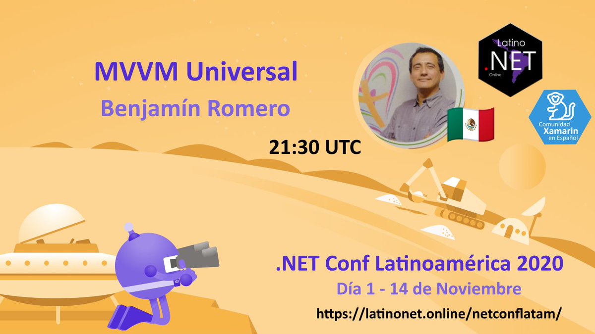 darkicebeam's tweet image. Parte 2 de la agenda del día 

#dotnetconflatam #dotnetconf