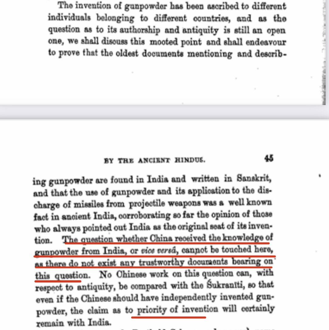 Furthermore, Oppert himself makes no historiographical basis for his assertion, even in the quoted passage. He simply makes an a posteriori observation about crediting ancient India with “priority of invention”.This is akin to an argument about who first discovered fire!