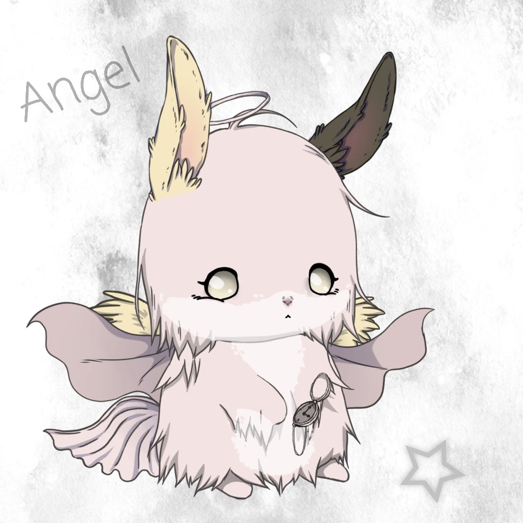 うサぽたみ 天使と悪魔のうさぎができた 思い通りの仕上がりになってとても嬉しいっ アバターメーカー ウサギ より うさぎ イラスト