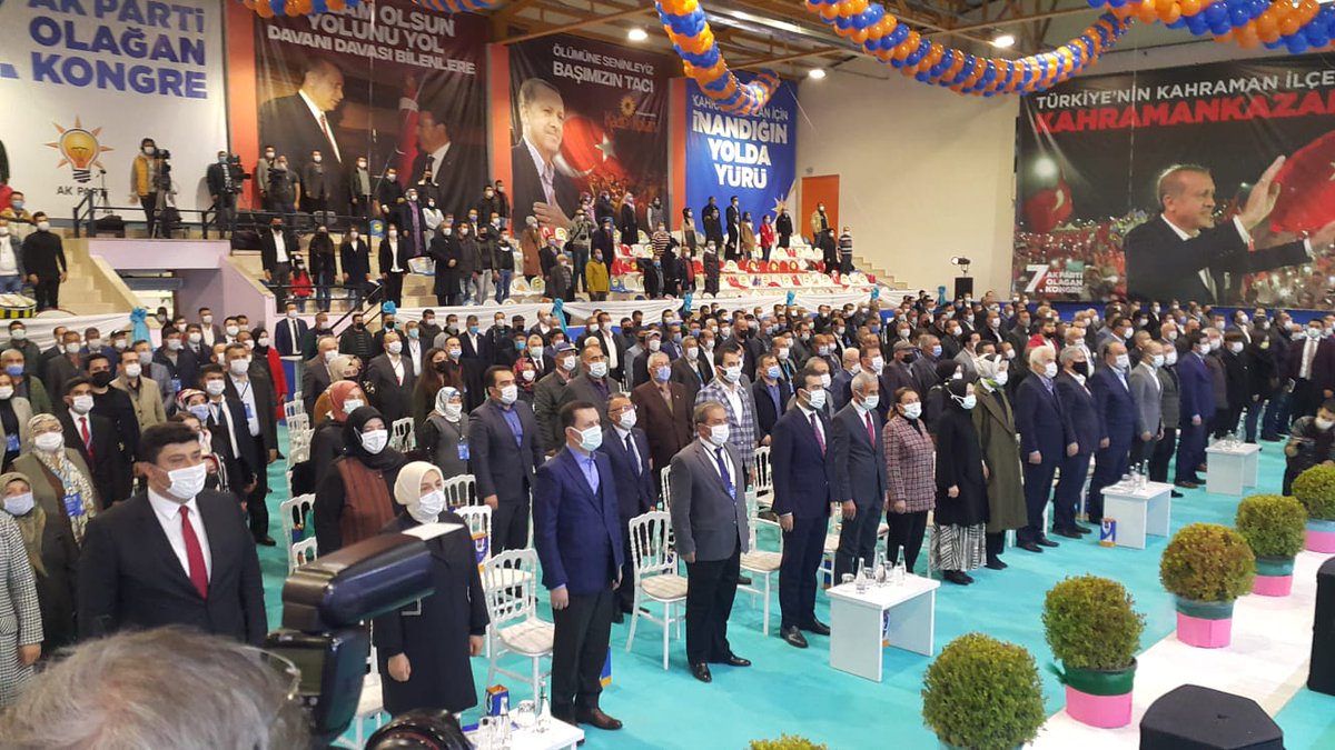 . <a href="/AKPARTIKAZAN/">AKPARTİKAHRAMANKAZAN</a> ilçe Başkanlığımizi 7.Olağan Kongresine Belediye Başkanımız Sn <a href="/turgutaltinok06/">Turgut Altınok 🇹🇷</a> ile birlikte katıldık. Görevi devreden <a href="/aliyildiztepe_/">Ali Yıldıztepe</a> abimize hizmetlerinden dolayı teşekkür ediyor, yeni ilçe başkanımız sn. Ahmet Ceylan a ve yönetimine başarılar diliyorum.