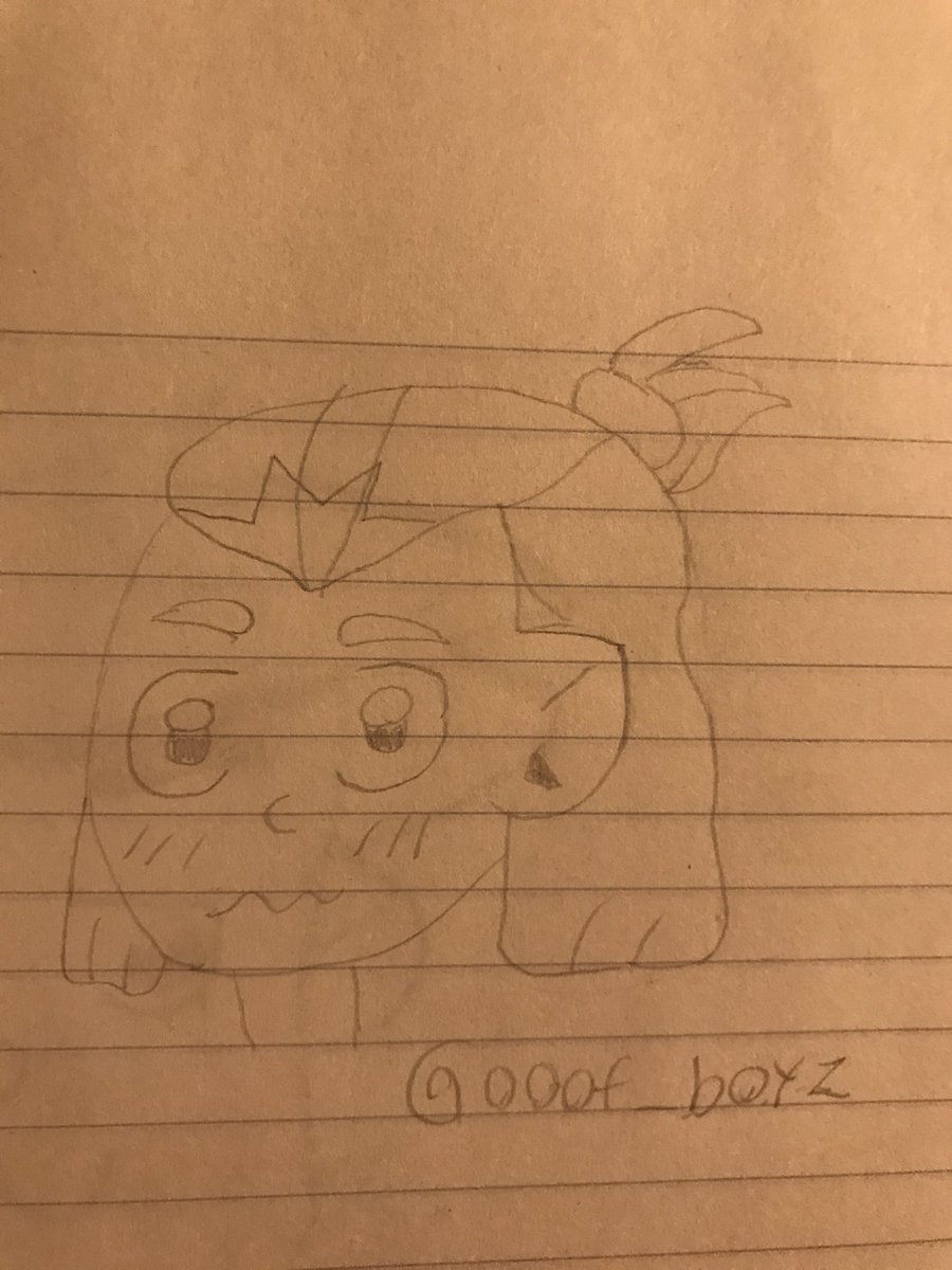 ooof_boyz's tweet photo. So I was trying to drawing Amity from my memory of when I head an idea of amity in bread. So then I did it. I would like to present breadmity which I pretty sure someone had this idea already in which I’m not trying to copy them
#TheOwlHouse 
#theowlhousefanart 
#AmityBlight https://t.co/ecWbD8Unkk