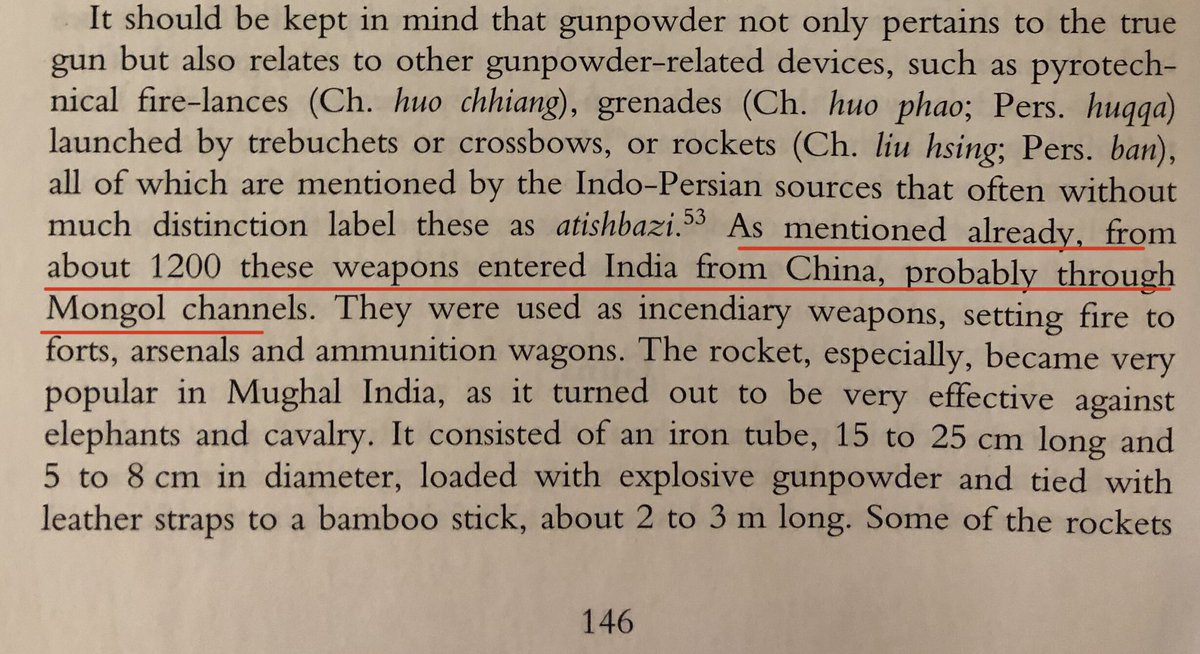 For anyone interested I thoroughly recommend “Mughal Warfare” by Jos Gommans, (2002), from which he below passage is taken.There are some excellent sources on Indian military history and I will be happy to share them with anyone interested in the subject. #History