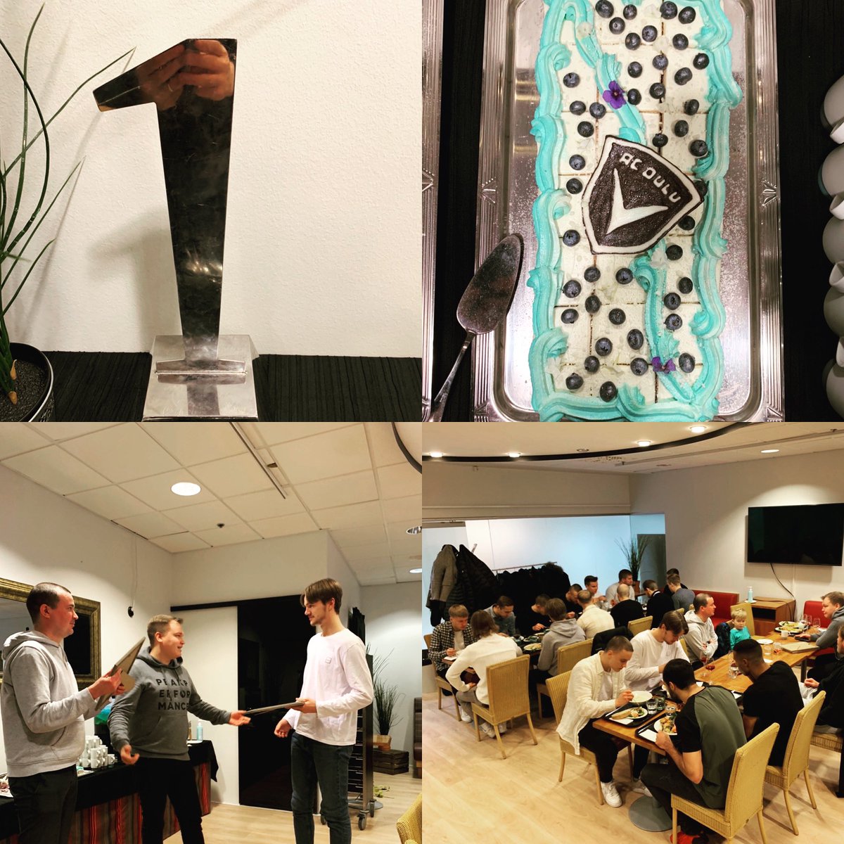 TKaismo's tweet photo. @acoulu hallituksen kokous, jonka jälkeen yhteistyökumppanin tarjoama lounas joukkueen ja muiden toimijoiden kanssa.
Kiitos @uniresta_oy
#acoulu #uniresta #innollakohtiuuttakautta #veikkausliiga https://t.co/XYxfIny535