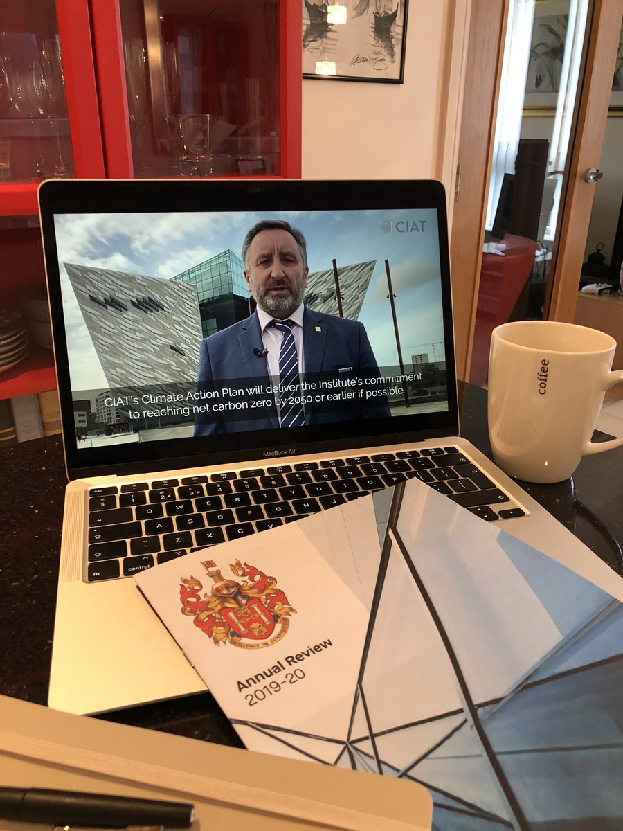 A bit different from last years AGM &amp; presidents ball in Glasgow! @CIATechnologist @CIATPresident go Eddie! #CIATAGM #2020