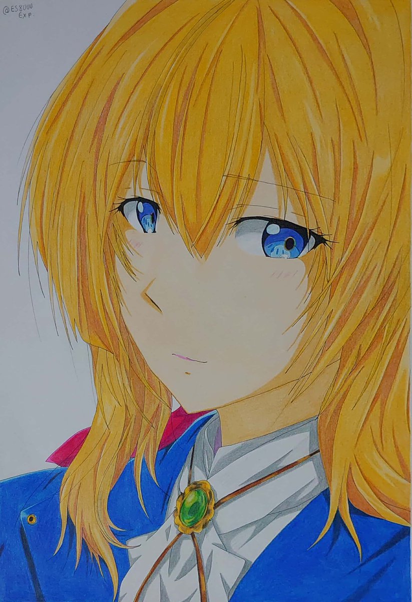 ヴァイオレット様のオリジナル描き絵 初期の描き方は色々とサイズが誤りがあった 出町柳 彩都 アヤ お仕事募集中のイラスト