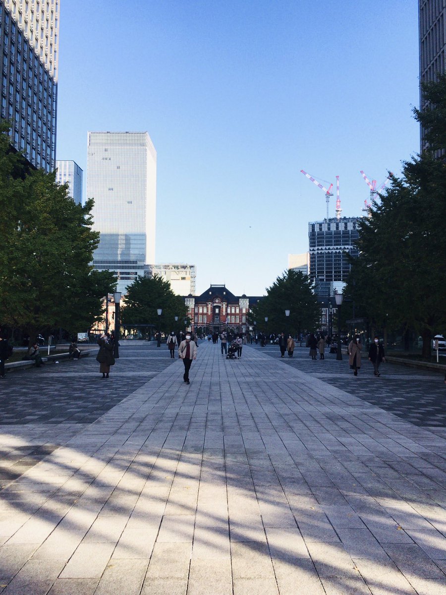 今日の東京駅 今日の東京駅