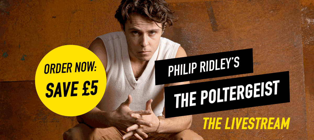 wearetramp's tweet photo. 2020: the only year that's stranger than a #PhilipRidley play. 😮🧻

Be the first to watch his dark new comedy, written during lockdown - #ThePoltergeist.

🛑Order your livestream ticket for the premiere today &amp; get £5 off >> https://t.co/Z1VXSZa1k8

Offer must end Sunday 23.59. https://t.co/CLybdeU1GE