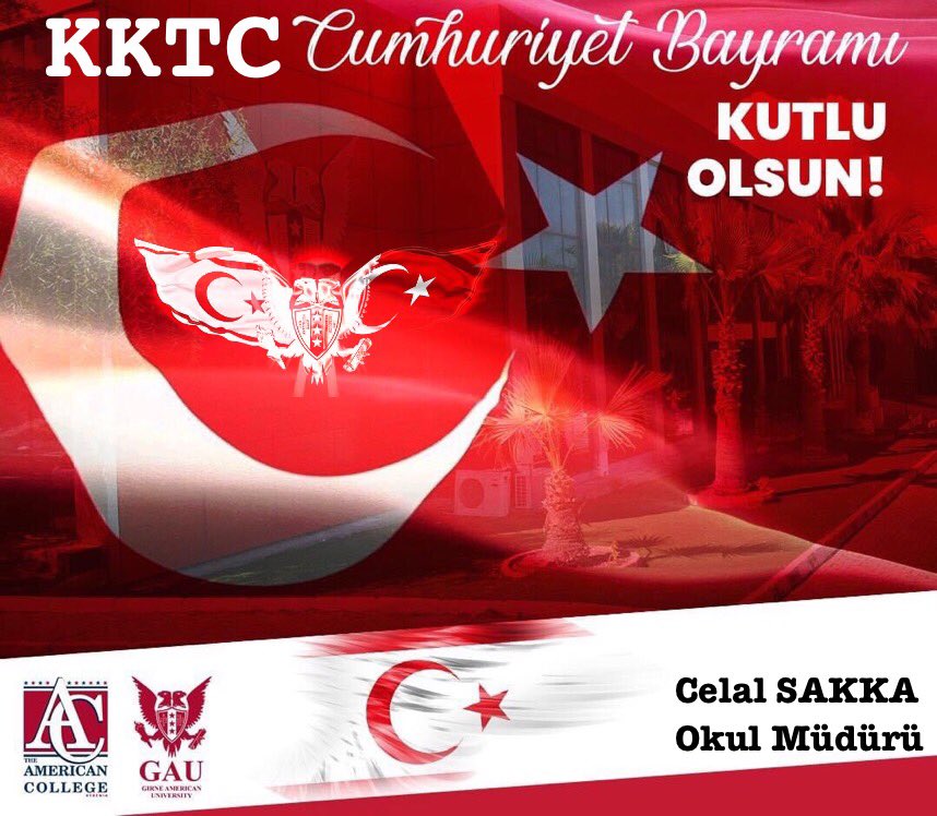 15 Kasım KKTC Cumhuriyet Bayramı Kutlu Olsun ✨
15 November TRNC Republic Day ✨