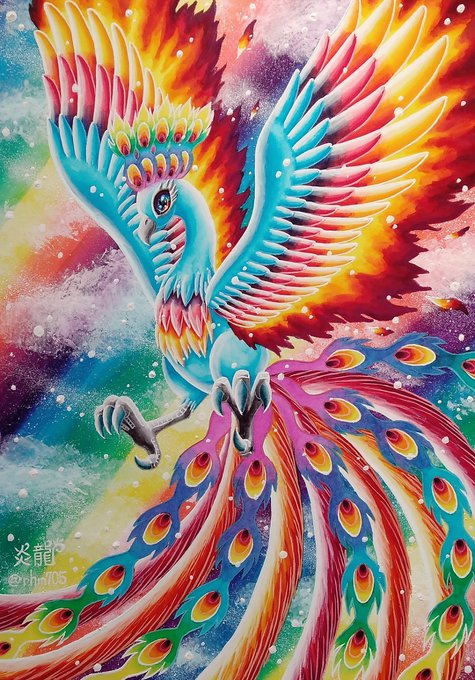 鳳凰のtwitterイラスト検索結果