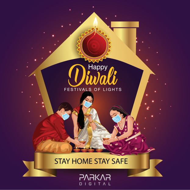With the gleam of auspicious Diyas and the holy chants, may happiness and prosperity fill your life forever! 

Wishing You &amp; Your Family a very Happy and Prosperous Diwali!

#Diwali2020 #FestivalofLights #ParkarDigital #HappyDiwali