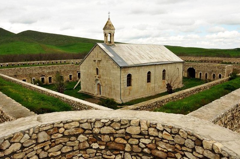 armnerssis's tweet photo. #Artsakh’s Amaras Monastery, one of the 1st cradles of Christianity built in the 4th century, is about to be vandalized by #Azerbaijan/#Turkey &amp; suffer the same fate as the Ghazanchetsots Cathedral (at best), if you keep turning a blind eye to these crimes agst. the civilization. https://t.co/oiXlqO8NKh