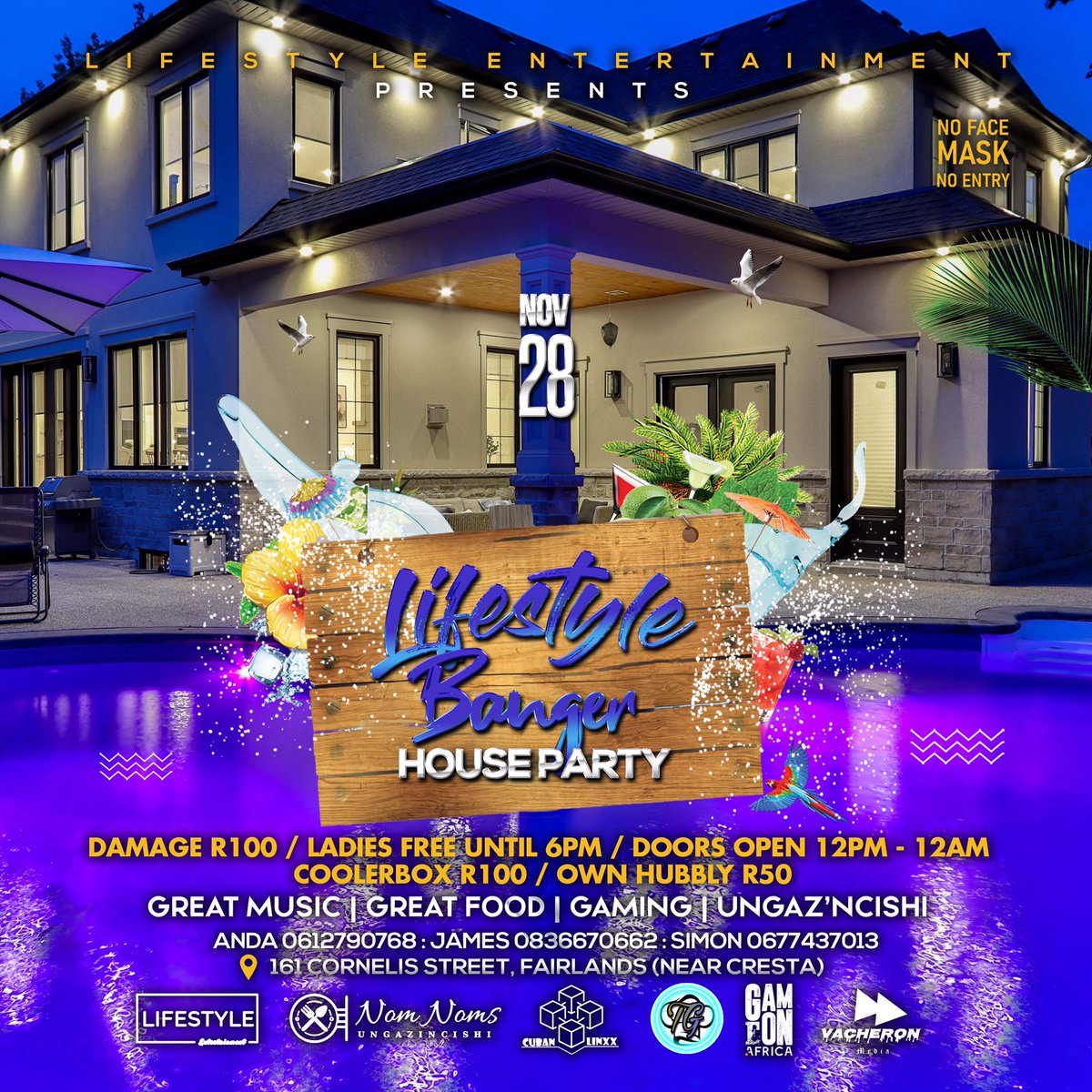 LifestyleEnt5's tweet photo. If you’re from outside Johannesburg and would like to attend, book your flight now at 60% off and we will kindly accommodate you. 
It’s the lifestyle we chose baby 
Contact: 0612790768 for more info. https://t.co/74V2K1Un69