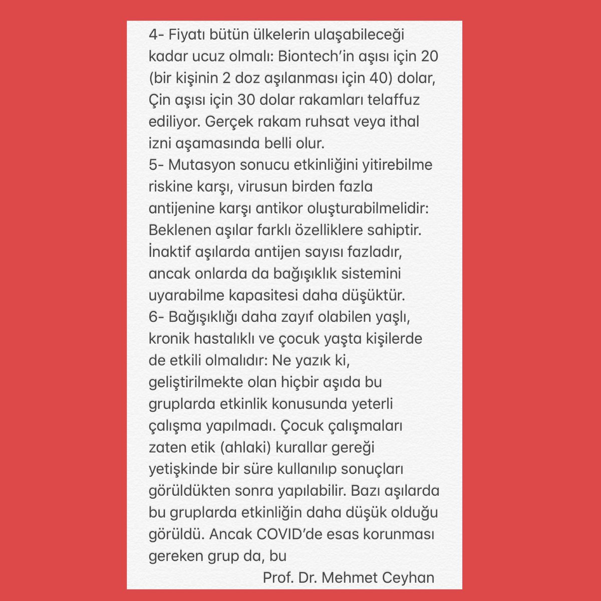 Pandemi aşılarında ilk kapı yani geliştirme kapısı geçildi. Artık arkadaki diğer kapıların açılmasını bekiyoruz: Üretim, depolama, taşınma; bireysel aşılama, toplumsal aşılama. O zamana kadar tedbirli yaşamaya devam etmeliyiz