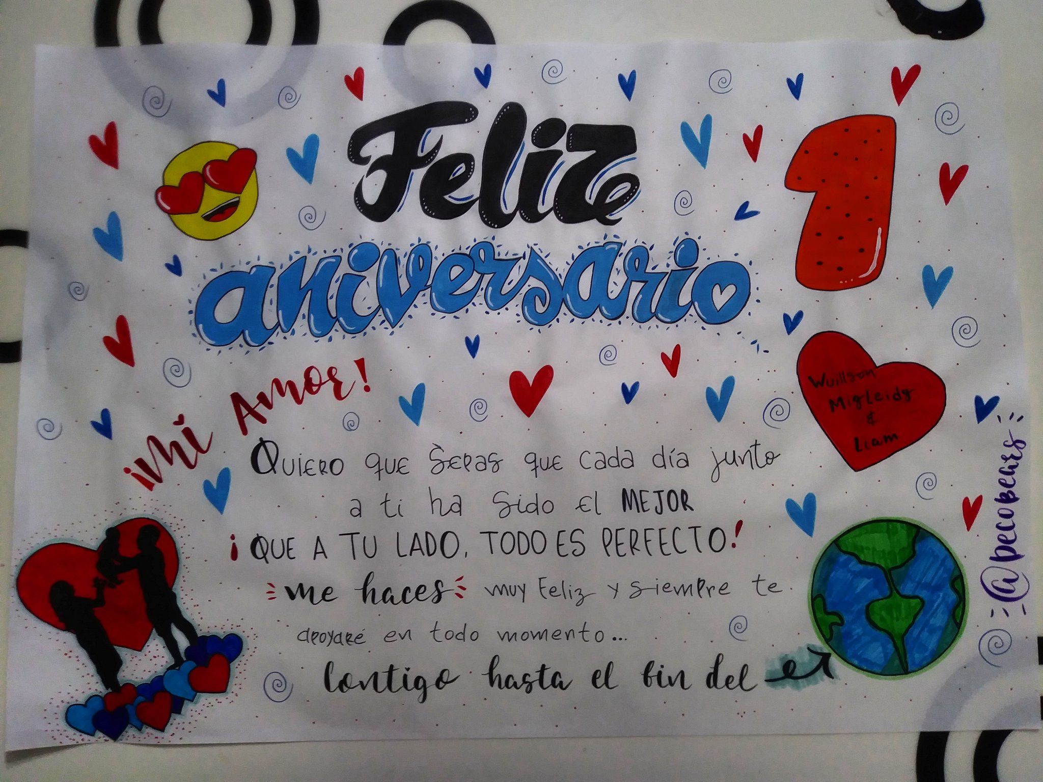 Supresión Factor malo radical Twitter 上的 Deco Bear's："Pancartas personalizadas • Para celebrar el amor ❤  • #DecoBears #DecoAdri #DecoDetalles #Pancartas #Detalles #HechoAMano  #HechoConAmor #SanCristóbal #Táchira https://t.co/m8PvvnTCkx" / Twitter