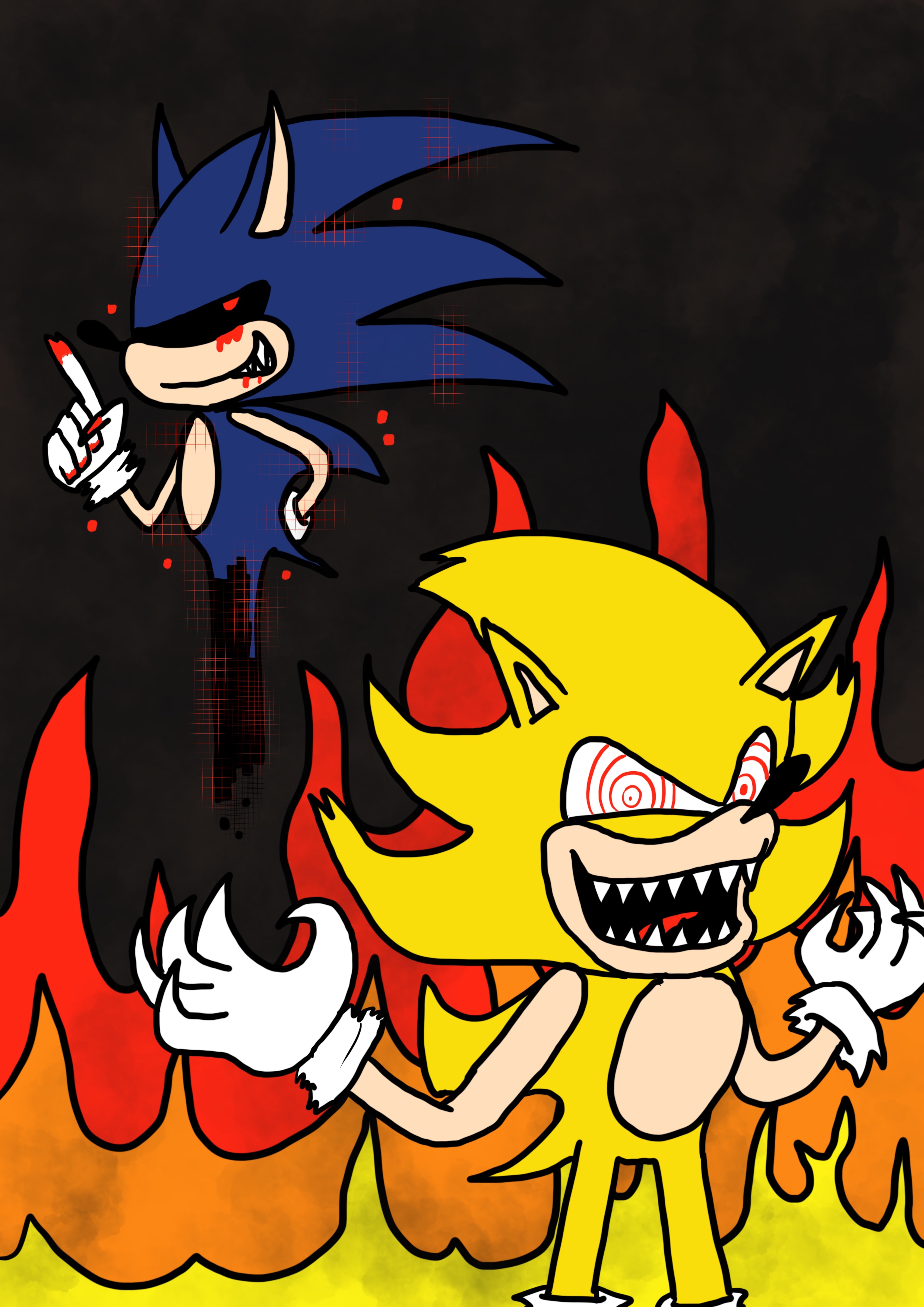 Fleetway x Exe by ImjusthereUwU on DeviantArt