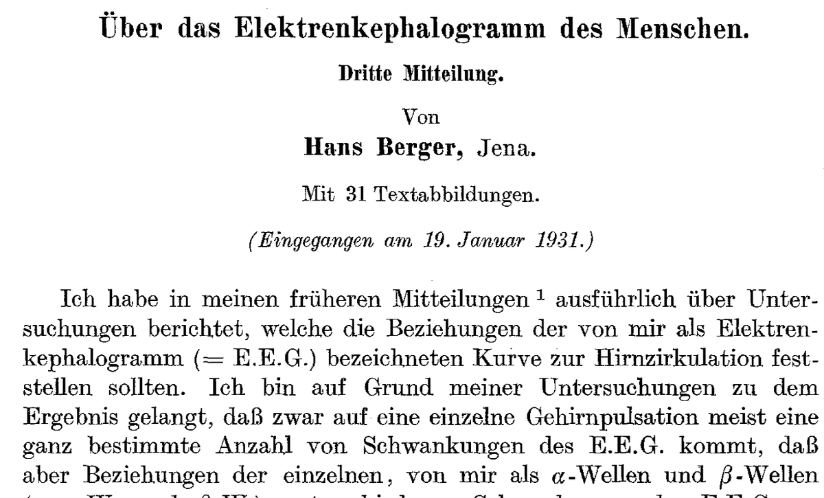 Addendum: Some people have correctly identified that I haven't actually answered the original question about α/β. Indeed, in his 1931 second follow up (I can't find a copy of the initial 1930 one), he refers to what he called "1st/2nd order waves" in 1929 as α/β. ALSO ... 1/2