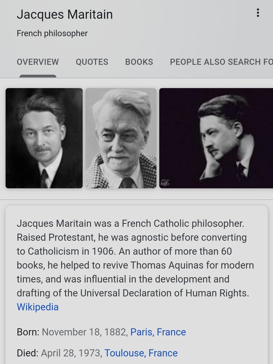 When someone expressed astonishment that so many different cultures and religions could reach universal consensus on a vast number of ethical issues, Jacques Maritain commented “Yes, we agree on these rights, providing we are not asked why. With the ‘why,’ the dispute begins”.