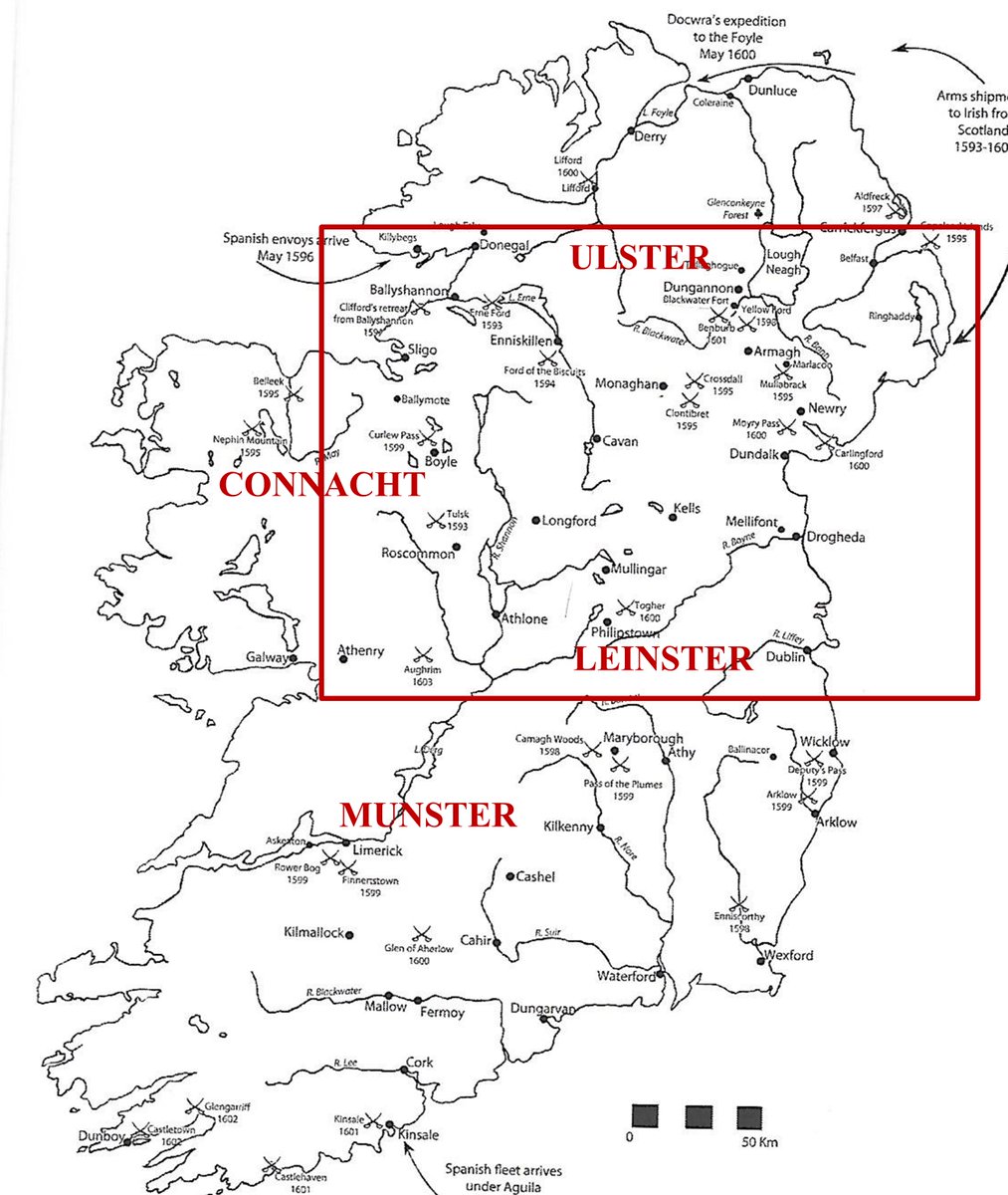Con los efectivos reducidos y diezmados después de la campaña de Munster, el conde Essex decidió emprender la marcha hacia el norte el mes de agosto de 1599.
