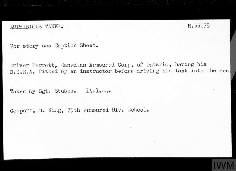 Proof that they're Canadians. IWM H 35178