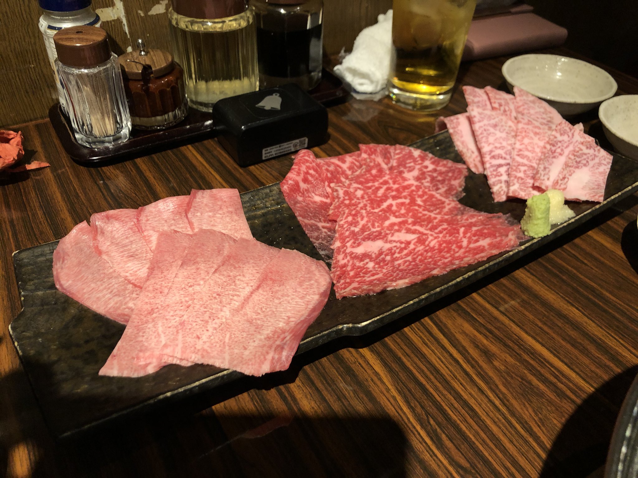 中條雅章 鹿島アントラーズvs川崎フロンターレ戦のあとは 焼肉道場へ おさしみ ホルモン 肉巻き 焼肉と 大満足 笑 鹿島アントラーズ 川崎フロンターレ 県立カシマサッカースタジアム J1リーグ 鹿嶋市 鹿島市 焼肉屋 焼肉道場 おさしみ