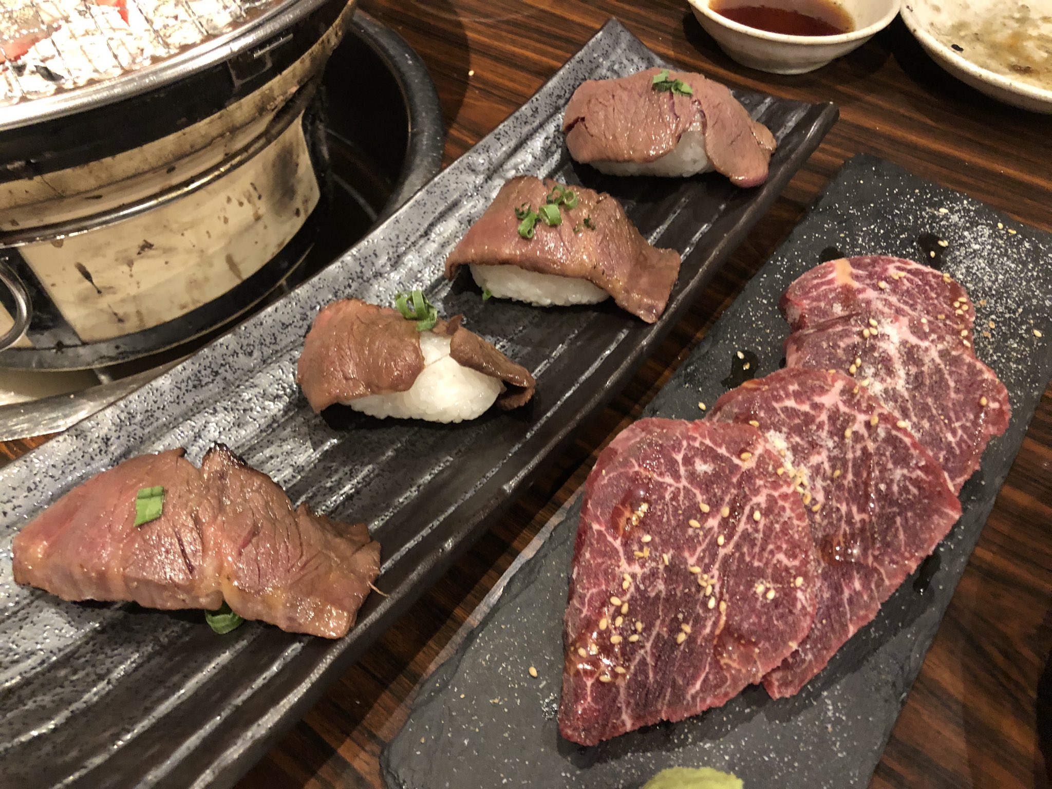 中條雅章 鹿島アントラーズvs川崎フロンターレ戦のあとは 焼肉道場へ おさしみ ホルモン 肉巻き 焼肉と 大満足 笑 鹿島アントラーズ 川崎フロンターレ 県立カシマサッカースタジアム J1リーグ 鹿嶋市 鹿島市 焼肉屋 焼肉道場 おさしみ