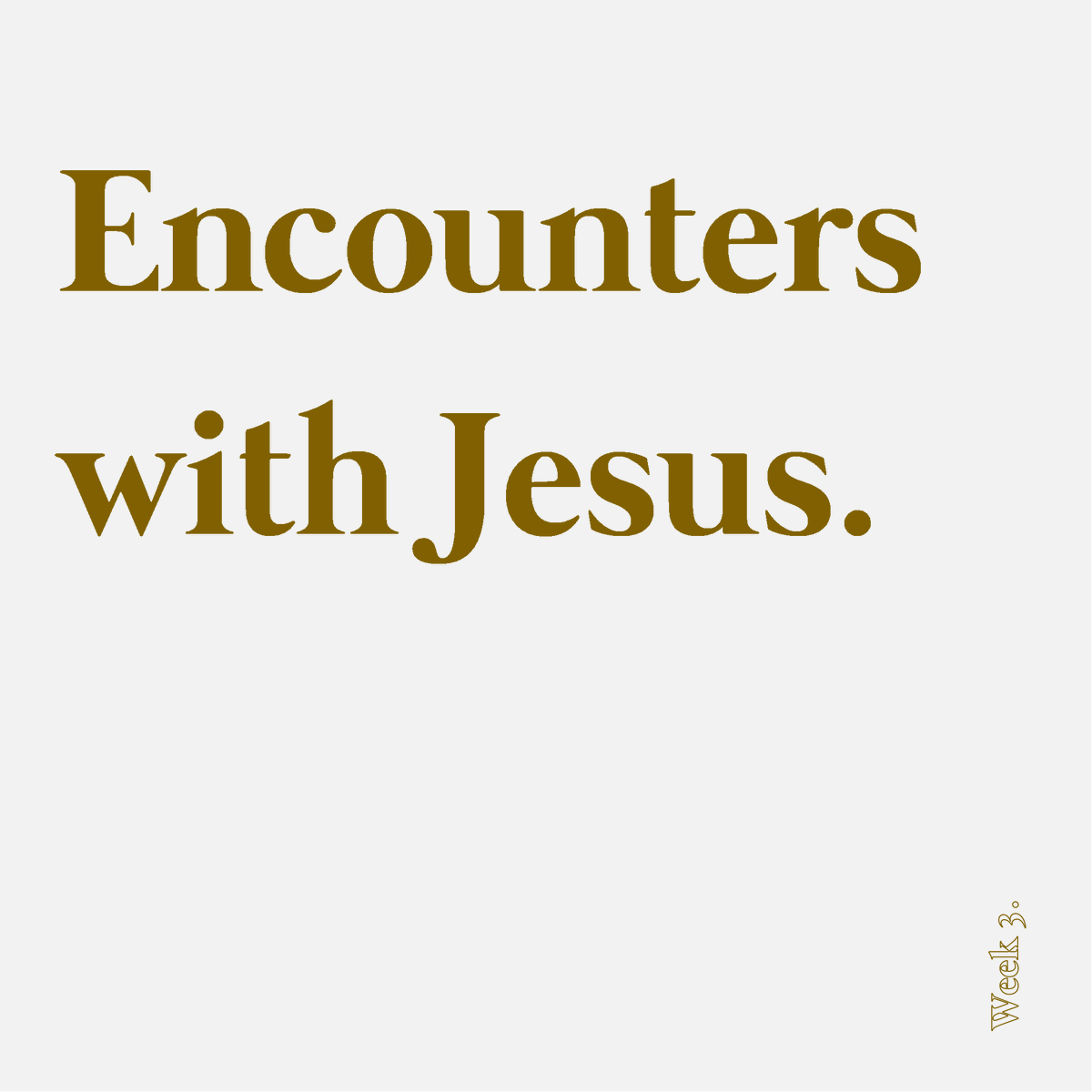 Our teaching series, 'Encounters with Jesus' continues this Sunday at 11.15am. Come and join us! #bognorregis #church #transformation