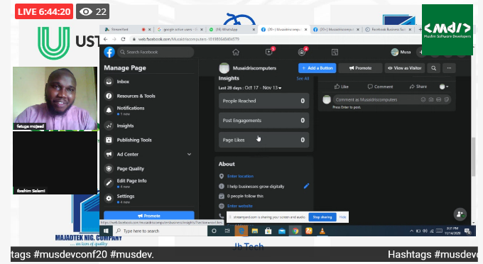 AbdullahiCap's tweet image. #MusdevConf20