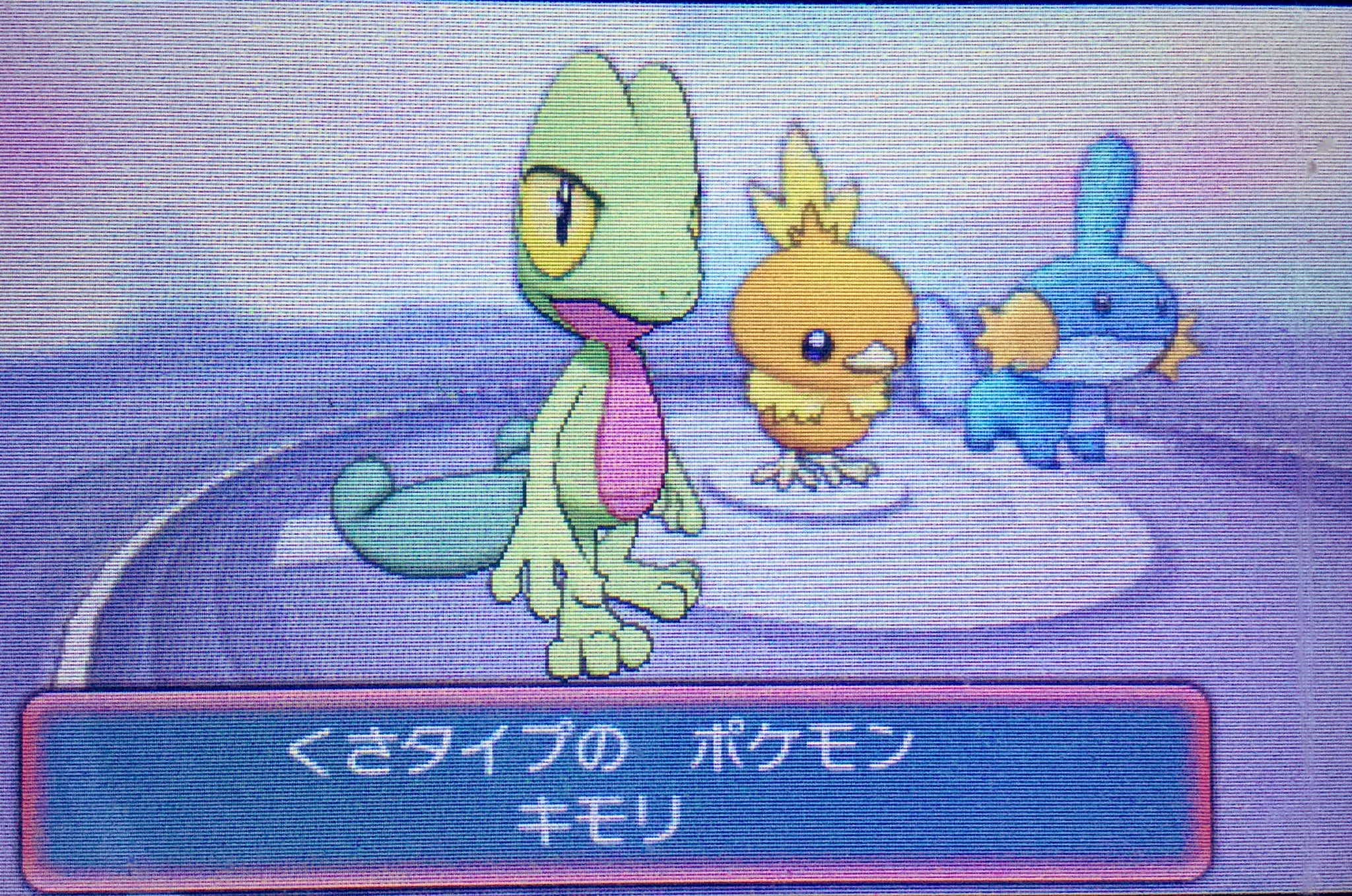 もりけん ポケモン オメガルビー スタートです ミシロタウンのbgmほっこりします マップナビがgbaの画面みたいだわ キモリ初めて連れて行くので楽しみ T Co Pjykphre6w Twitter