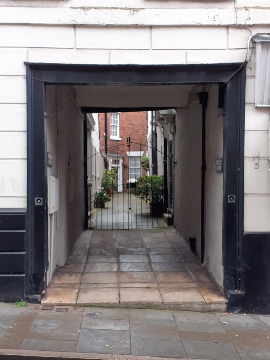 Two more closed offones now lead to private houses off Dogpole, opposite The Lion.
