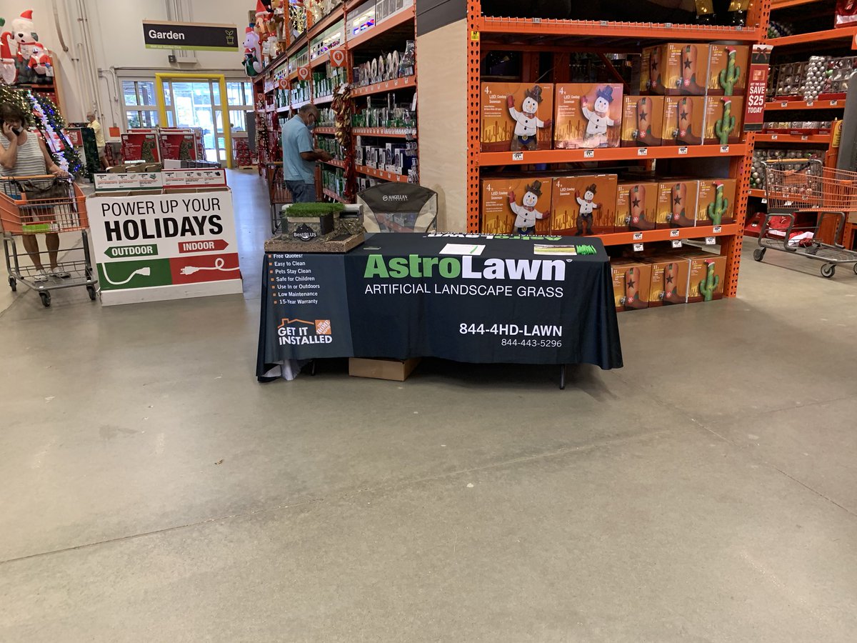 GroverAstroLawn's tweet image. Thank you @HomeDepot #6512 for having us here today to get some leads #homedepot #astrolawn #homedepot6512