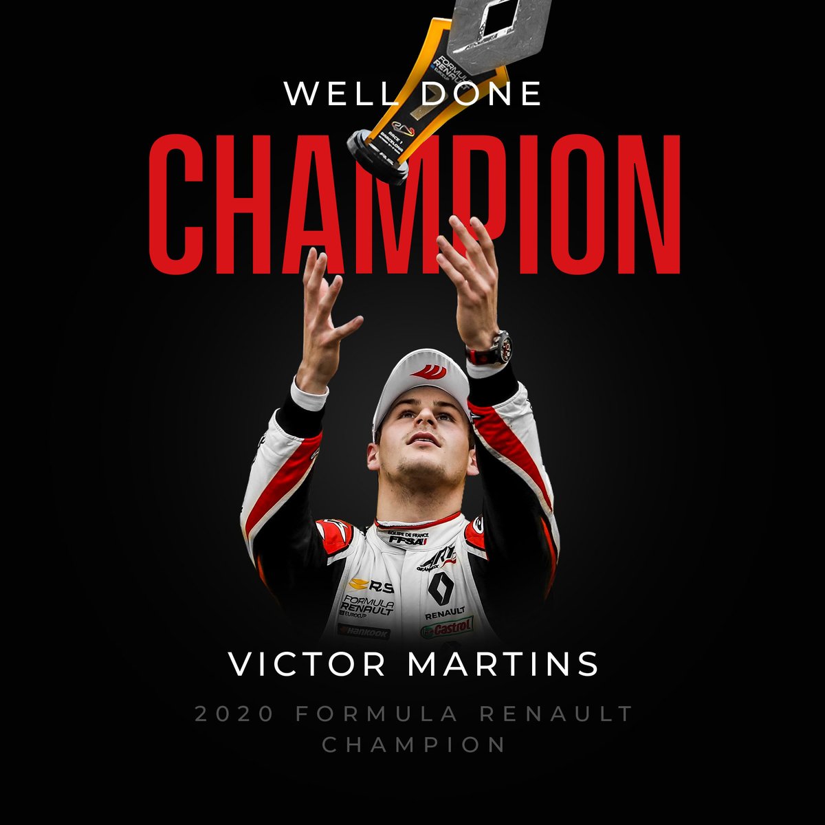 .<a href="/VictorMartinsFR/">Victor Martins</a> is the 2020 #FormulaRenault Champion 🏆 

📸: DPPI Images