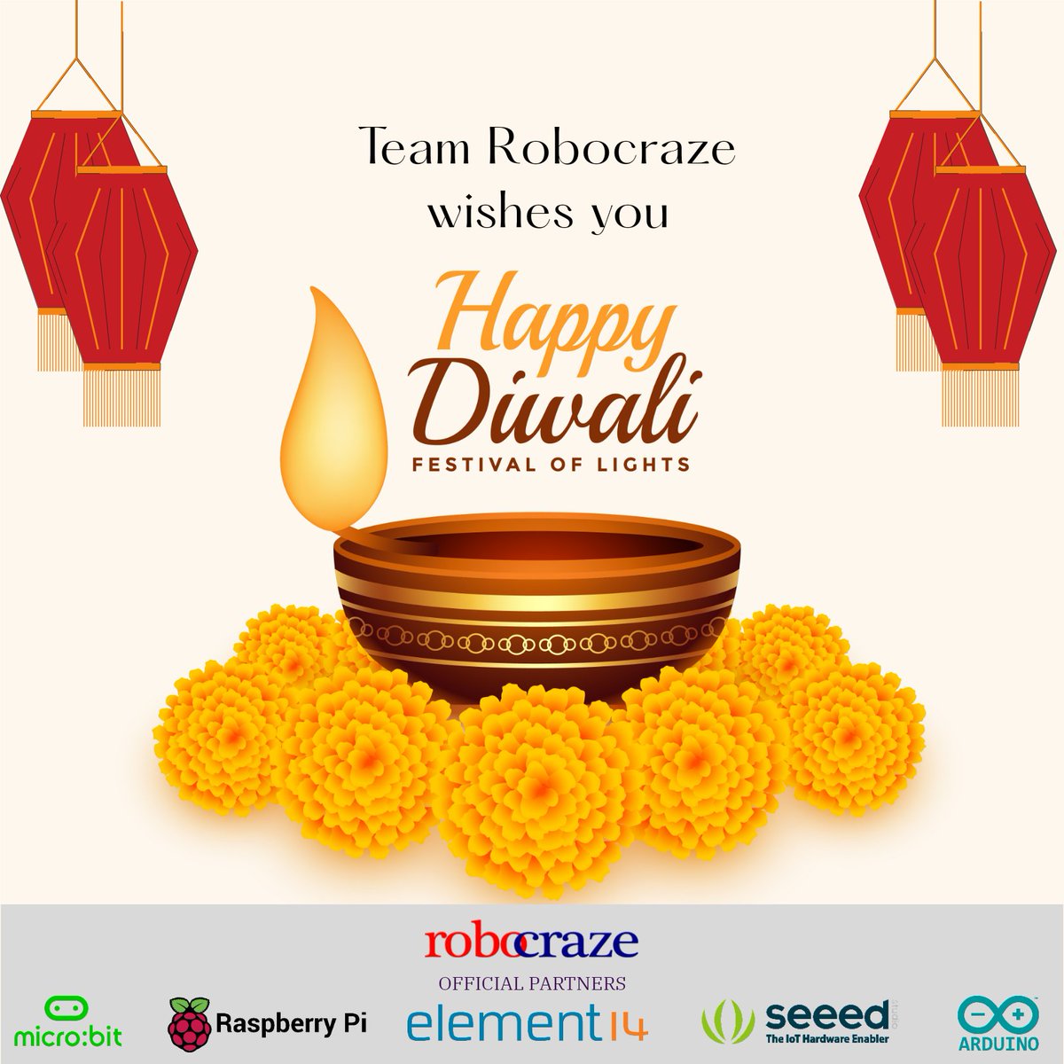 robocraze's tweet image. The lights glowing on Diwali inspire us to shine in our true spirit. May this glittering festival make you shine all the way. Wish you a great Diwali.
.
.
.
#robocraze #happydiwali #happydiwali🎉 #happydiwali2020 #diwaliwishes #diwali #diwalicelebration #iotdevices #Diwaliwishes