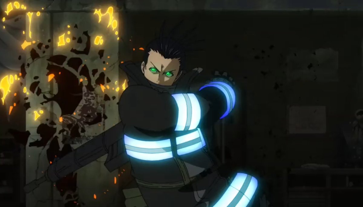 Hidetak1's tweet photo. CARALHOOO!!! Tô muito incrédulo ainda... Será que eu assisti certo mesmo? Ep muitoo foda! #炎炎ノ消防隊 #FireForce2 https://t.co/kSANASzNoO