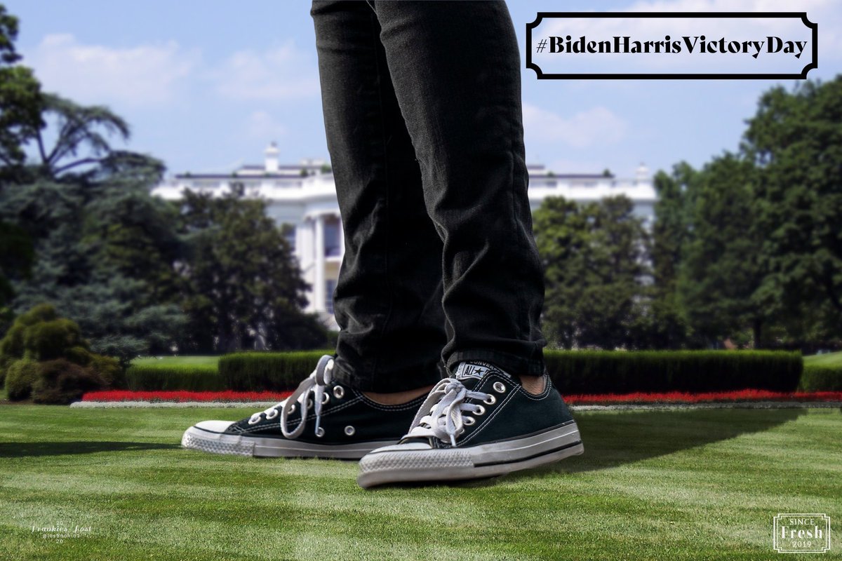 SnowWhiteheart's tweet photo. On this beautiful #SaturdayMorning I’m celebrating the LANDSLIDE victory of President-elect Joe Biden and MVP-elect Kamala Harris!!!! #306to232 
🇺🇸🇺🇸🇺🇸🇺🇸🇺🇸🇺🇸🇺🇸🇺🇸🇺🇸
#BidenHarrisVictoryDay🎉 https://t.co/fs6ITs0xpQ