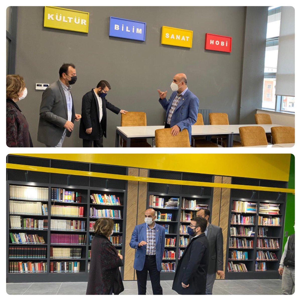 📌Batman Şehit Şenay Aybüke Yalçın İl Halk Kütüphanesinde İl Başkanımız <a href="/aakifgur/">Av.A.Akif Gür</a> ile incelemelerde bulunduk

📌Tüm hemşehrilerimiz ve öğrenci kardeşlerimizi çarşamba gününden itibaren kütüphanemizi kullanmaya davet ediyor,
bu eserin Batmanımıza hayırlı uğurlu olmasını diliyorum.