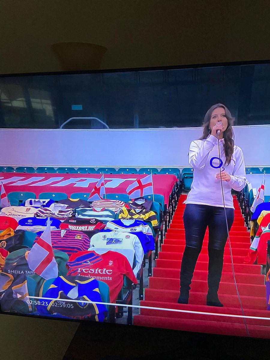 Did you Spot our shirt during the National Anthem ? #Oneclub