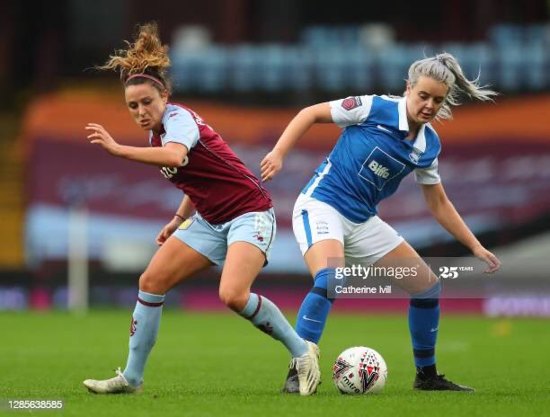 Lovely action in the first mins of  @AVWFCOfficial v  @BCFCwomen from  @catherineivill as well as seeing only two subs for the Birmingham side today!   #womensfootballweekend