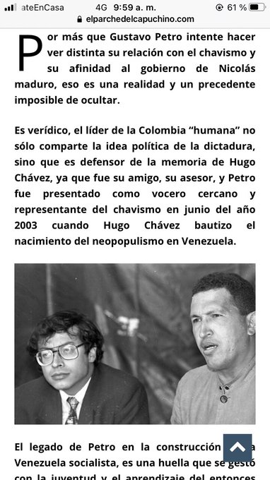 C&oacute;mo cuando hay pruebas de lo amigo que era Petro de Ch&aacute;vez pero no hay peor ciego que el que no quiere<a href="/tag/poetweet"class="tags"><span>#poetweet</span></a>