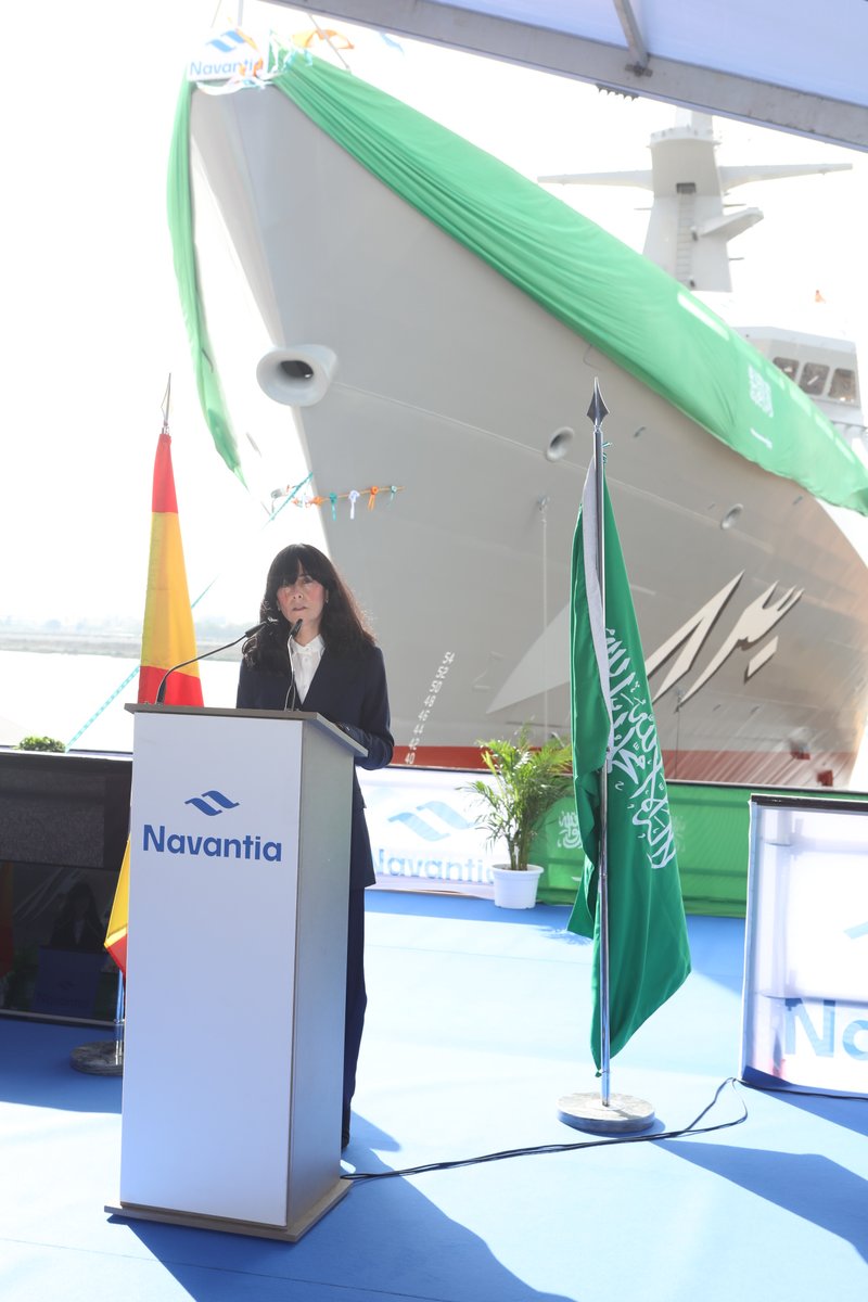 Astillero San Fernando:
Ceremonia de botadura de la Corbeta AL-DIRIYAH
Segunda unidad del programa de corbetas para la Real Marina Saudí