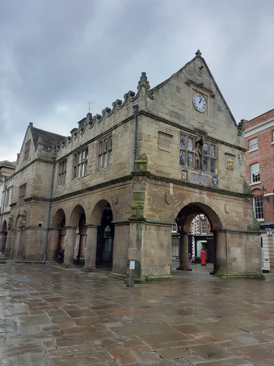 So, trot up the High St and there's the Old Market Hall which is now a cinema and café, if we're ever allowed out again. It doesn't count but, like Butcher Row is en route and photogenic.