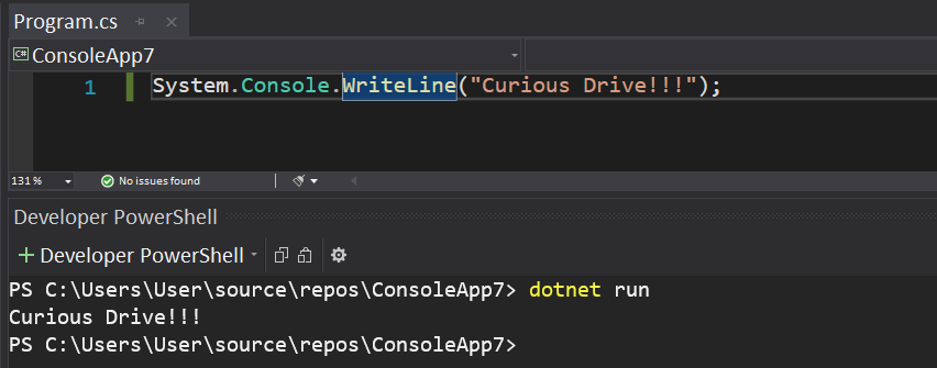 curious_drive's tweet image. Love it.❤️ #CSharp9 #dotNet5
